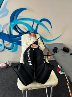 Séance de pressothérapie Normatec
